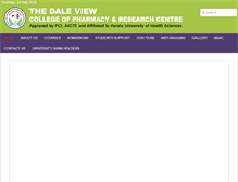 Tablet Screenshot of daleviewcollege.com